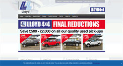 Desktop Screenshot of lloyd4x4.co.uk